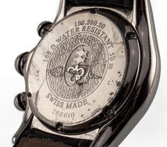 Corum Stainless Steel Women's Bubble Quartz Chonograph Watch 196.250.20