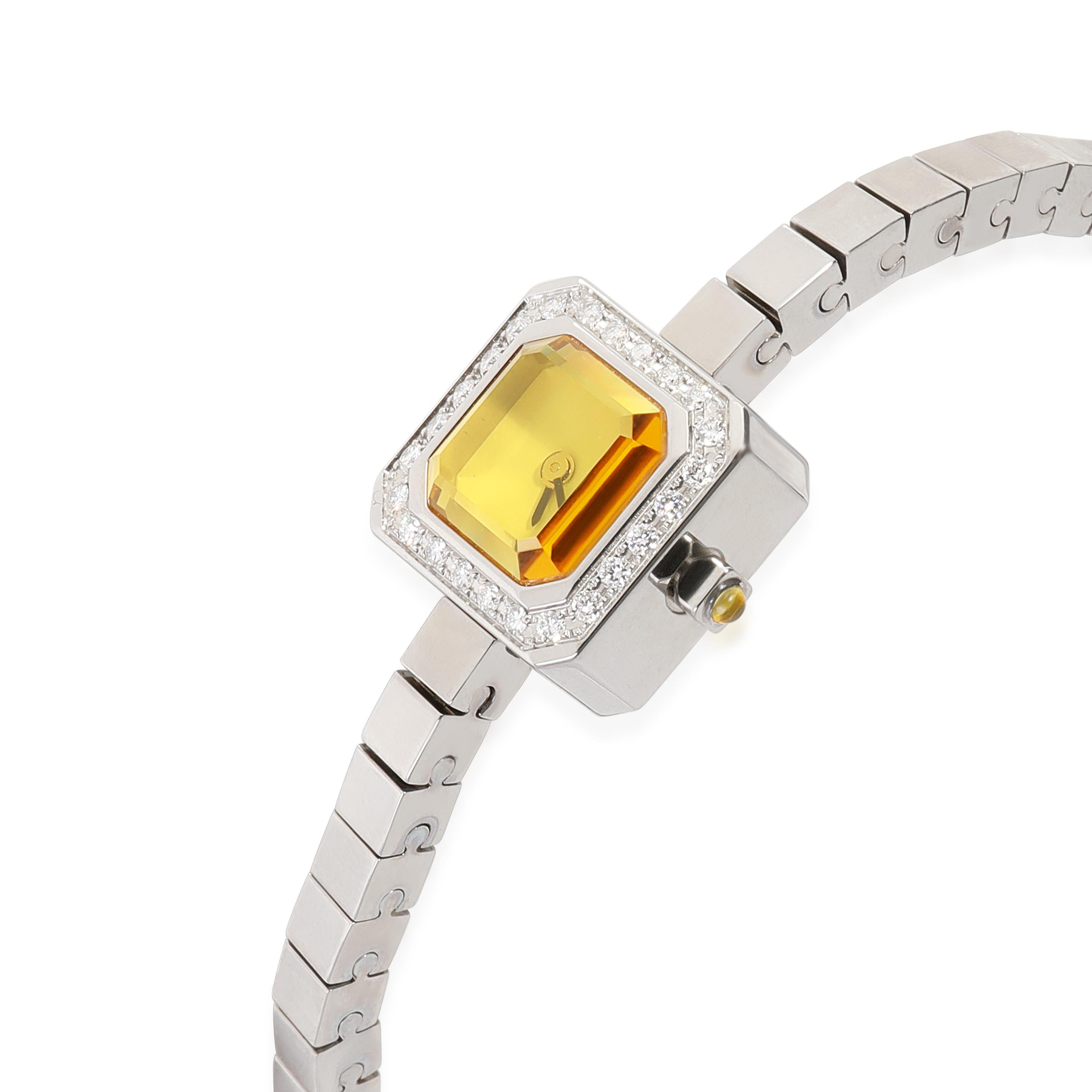 Corum Sugar Cube 137.425.47 Women's Watch in  Stainless Steel In Excellent Condition In New York, NY