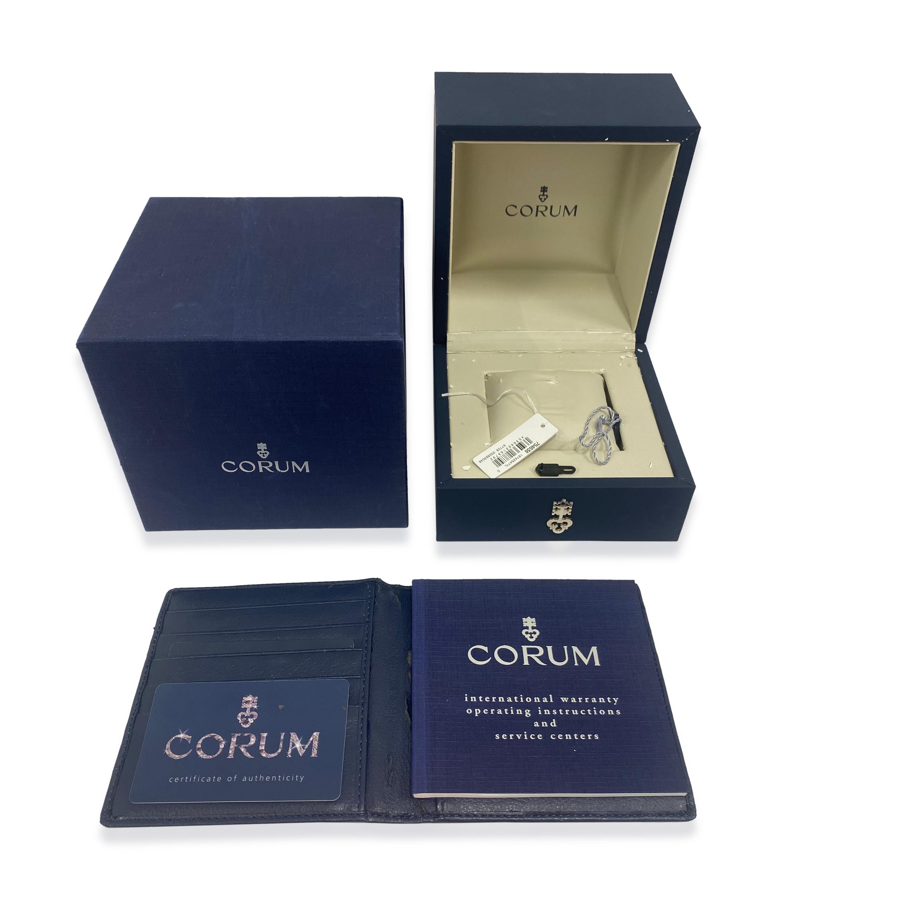 Corum Sugar Cube 137.425.47 Women's Watch in  Stainless Steel 2