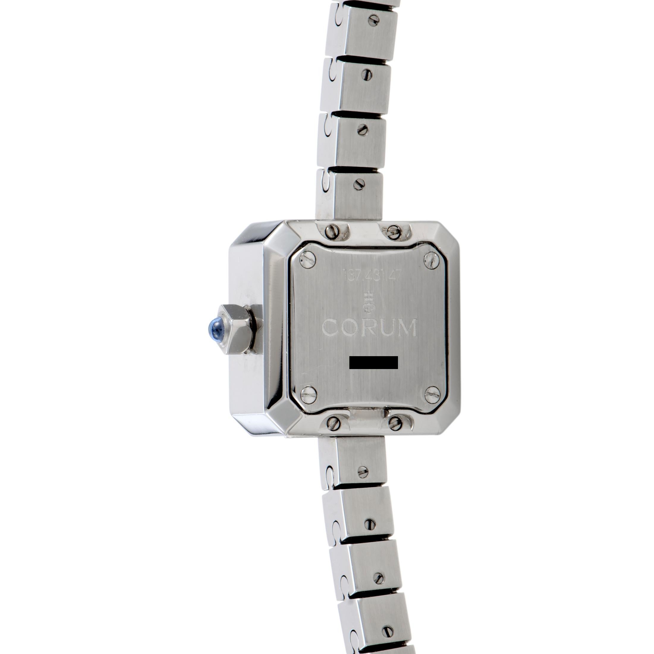 corum sugar cube watch