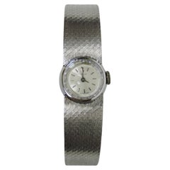 Corum Swiss 18K White Gold Mid Century Modern Ladies's Watch Damenuhr 