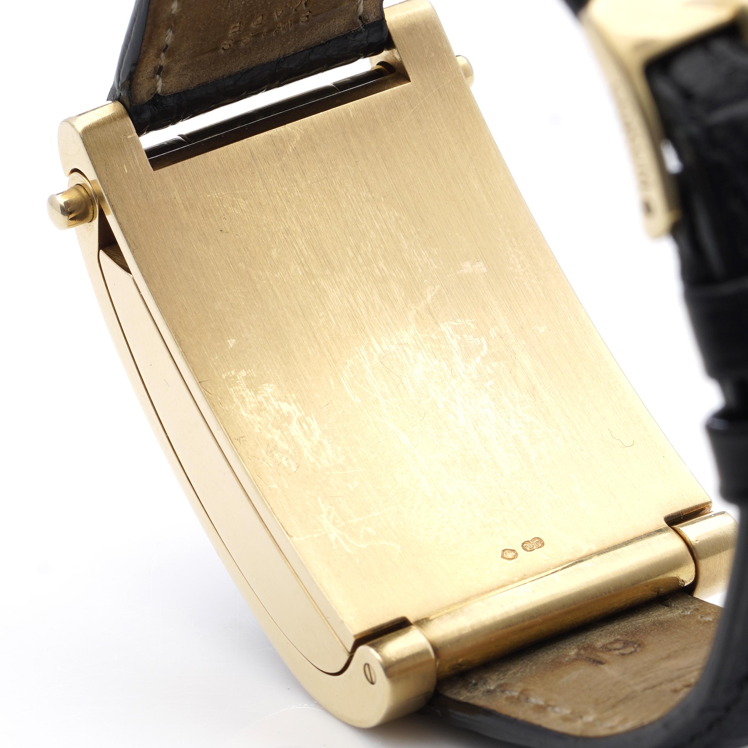 Corum Tabogan 18karat Yellow Gold and Diamonds Unisex Wristwatch For Sale 4