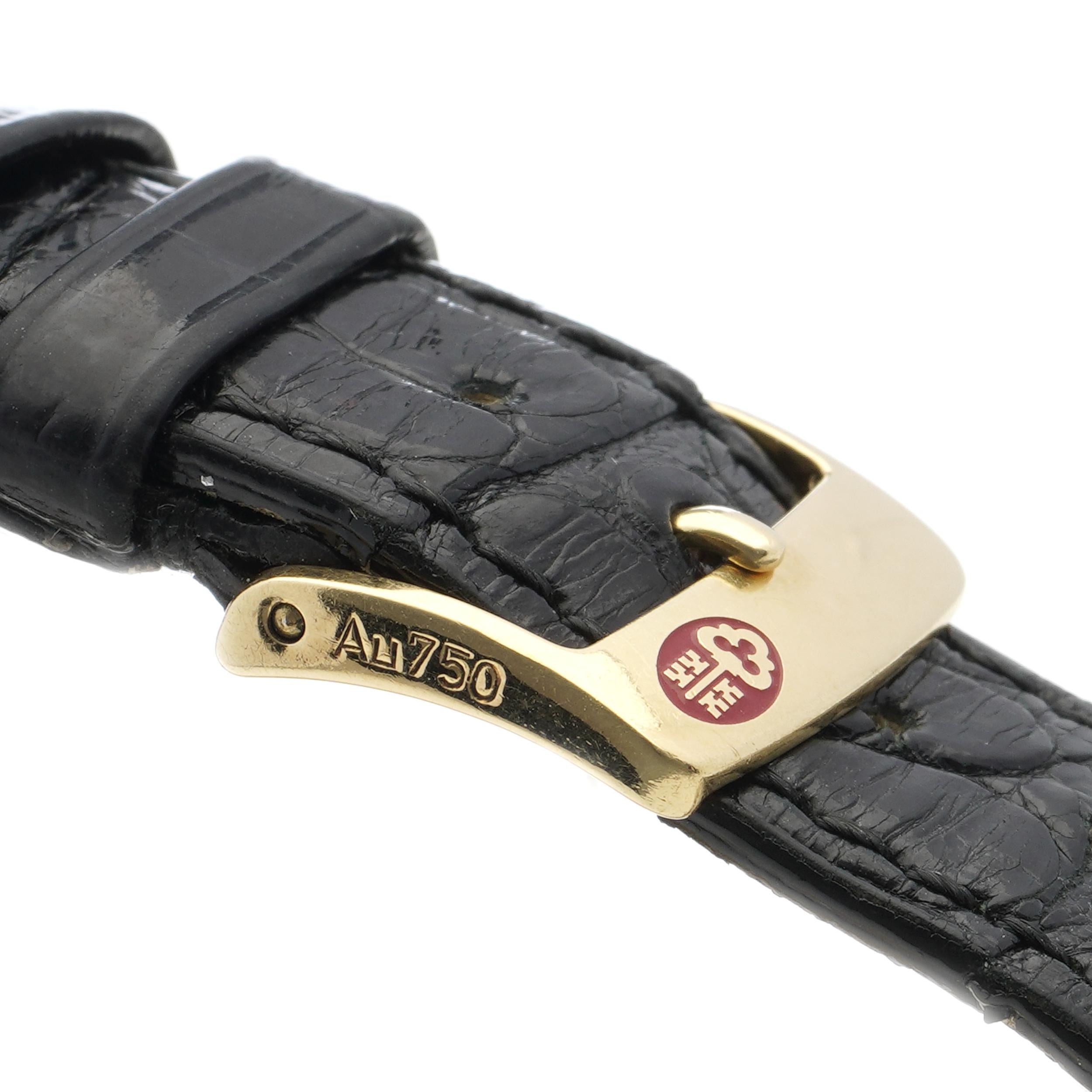 Corum Tabogan 18karat Yellow Gold and Diamonds Unisex Wristwatch For Sale 3