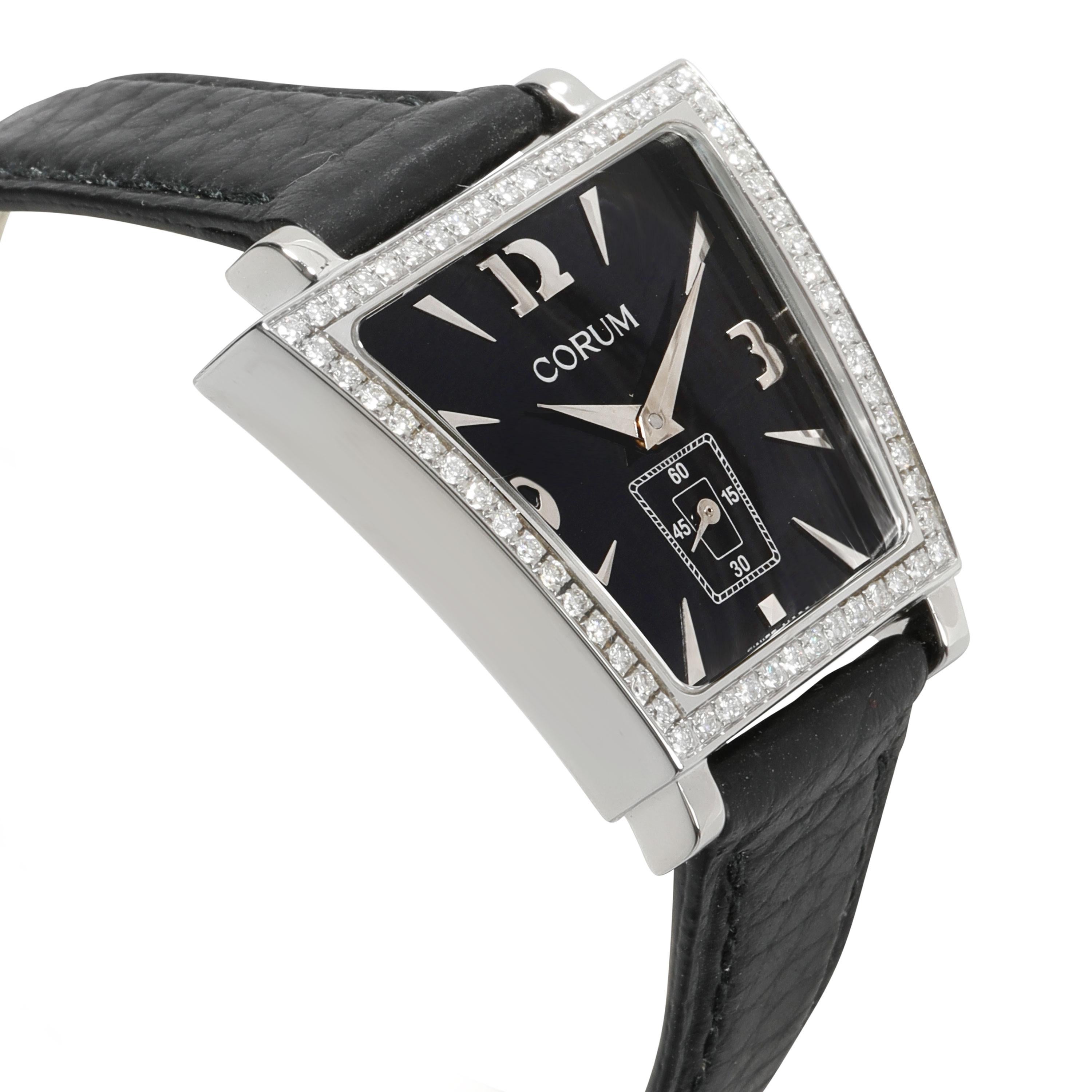 Corum Trapeze 105.404.47 Women's Watch in Stainless Steel

SKU: 108964

PRIMARY DETAILS
Brand:  Corum
Model: Trapeze
Country of Origin: Switzerland
Movement Type: Quartz: Battery
Year Manufactured: 
Year of Manufacture: 2000-2009
Condition: In