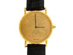 Corum Yellow Gold Twenty Dollar Coin Quartz Wristwatch