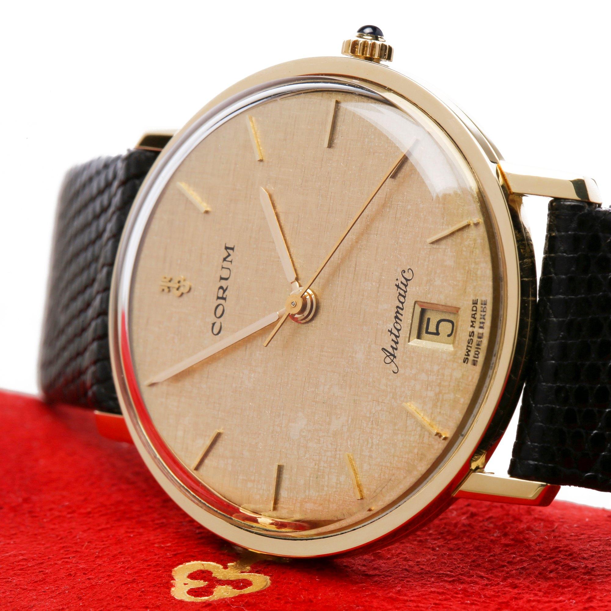 Corum Vintage ETA 2824 3adj Men's Yellow Gold Watch 2