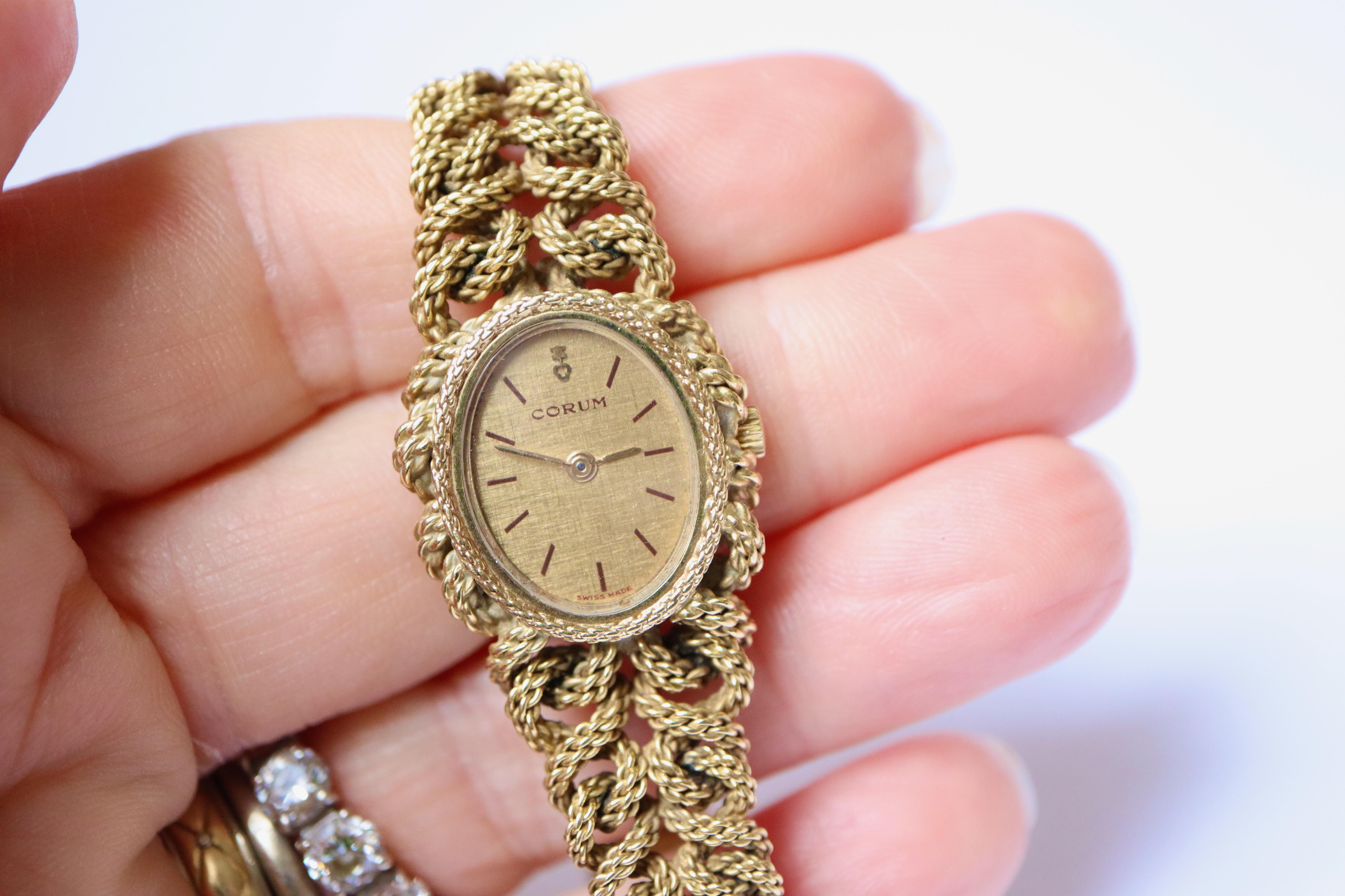 vintage oval watch