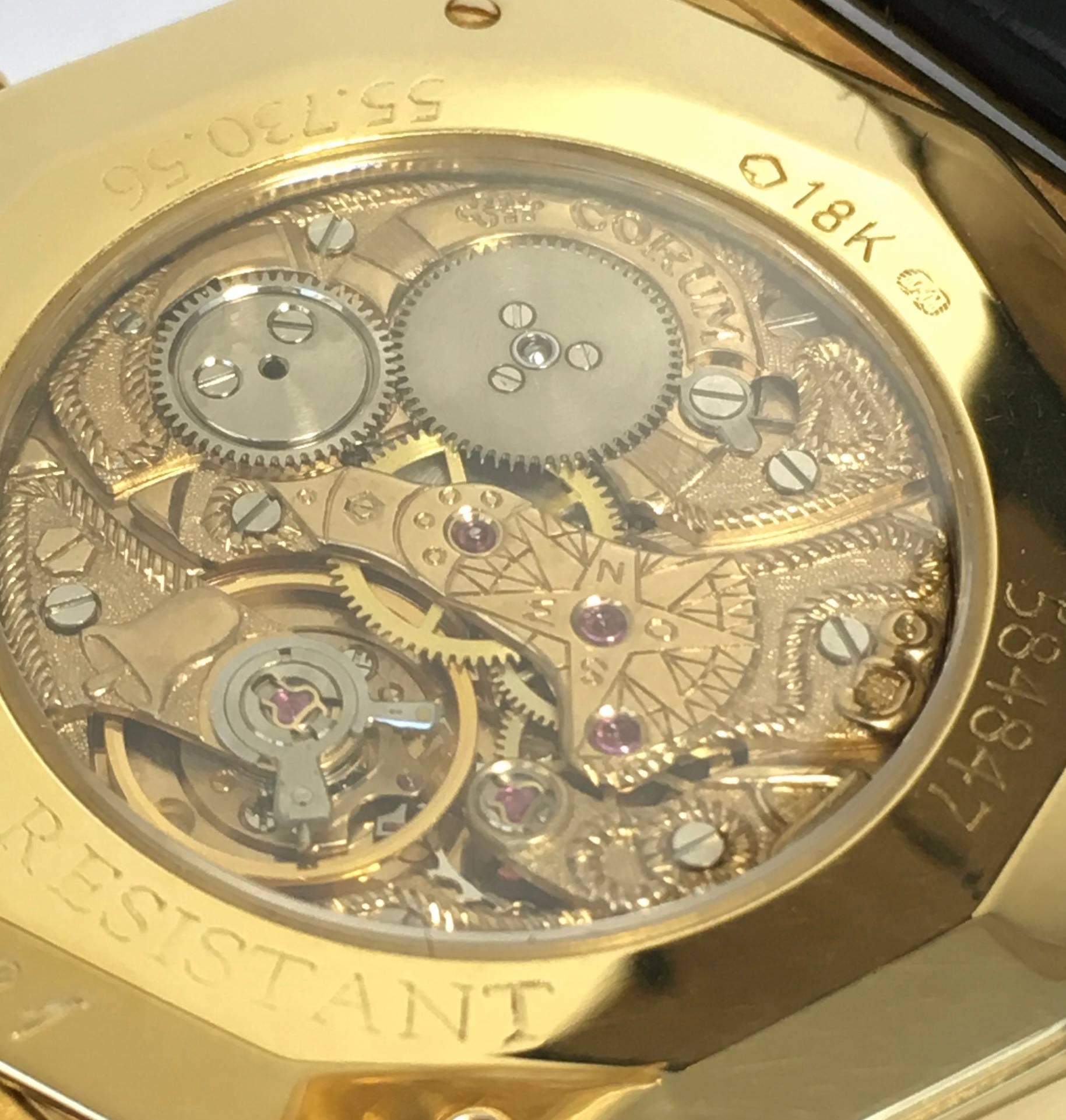 Corum Yellow Gold Admiral's Cup Anniversary Ltd Ed mechanical Wristwatch, 1995 6