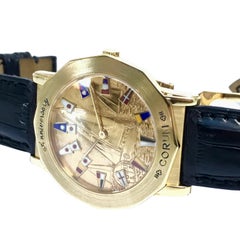 Vintage Corum Yellow Gold Admiral's Cup Anniversary Ltd Ed mechanical Wristwatch, 1995