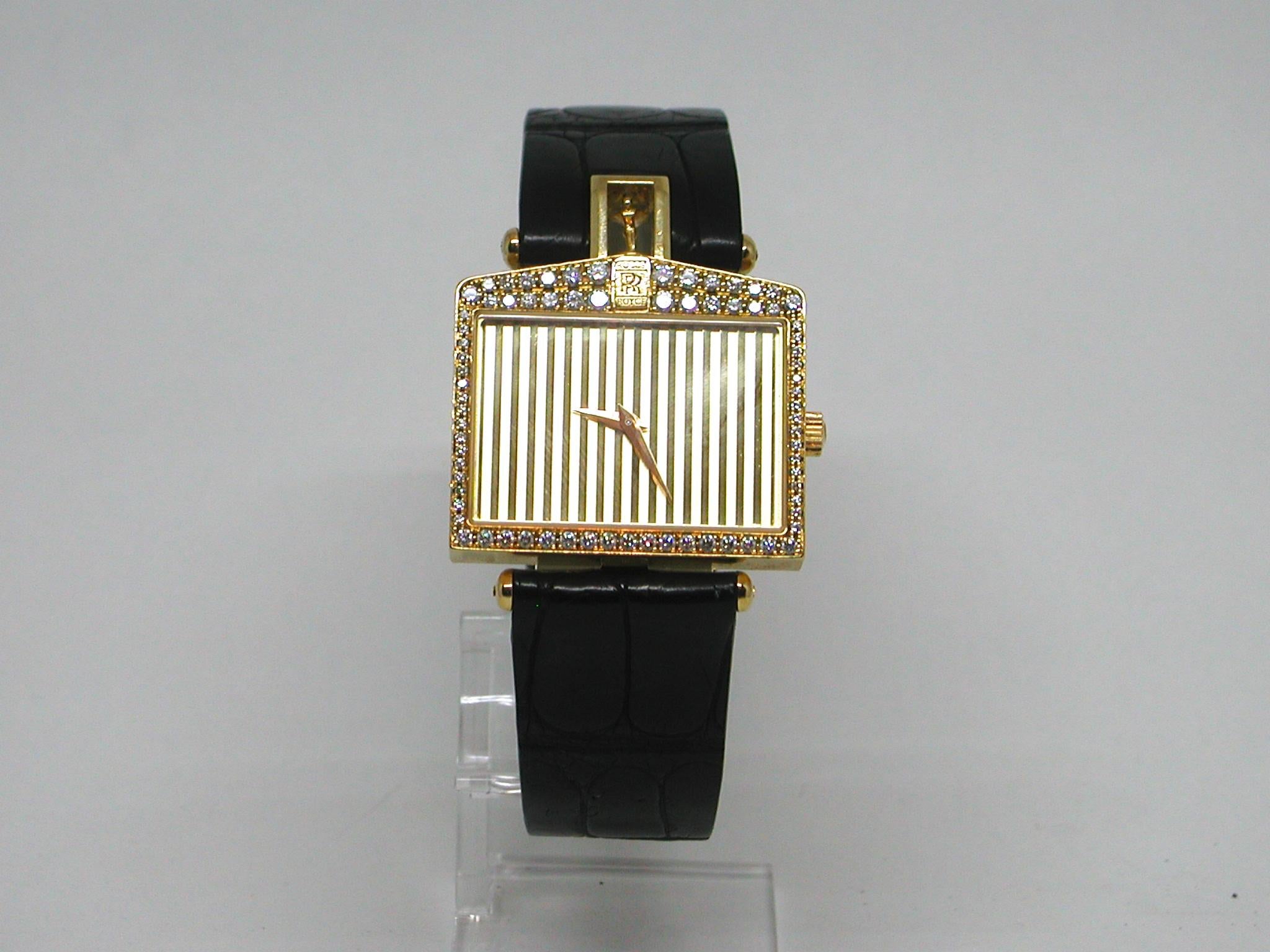 Corum Yellow Gold Diamond Rolls Royce Ltd Ed Mechanical Wristwatch 3