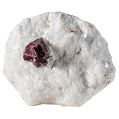 Corindon var. Rubis en quartz de Mysuru (anciennement Mysore), Karnataka, Inde