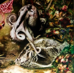 Opera Skin - 21st Century, Contemporary, Figurative Pigment Print on Aluminium