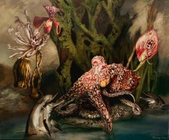 Le dernier inconnu - 21e siècle, Contemporain, Peinture à l'huile figurative