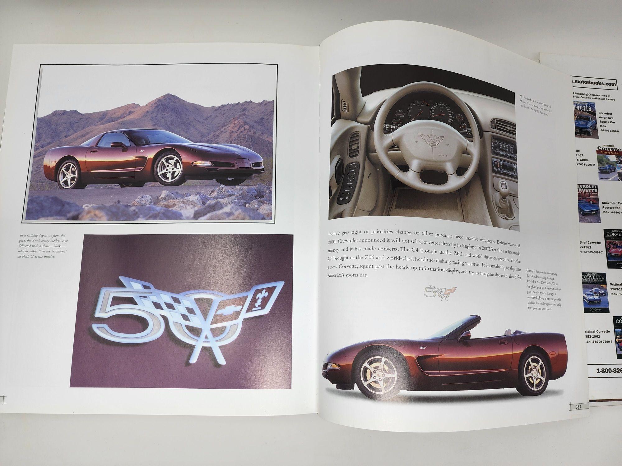 Livre à couverture rigide Corvette Fifty Years de Randy Leffingwell 2002 en vente 7