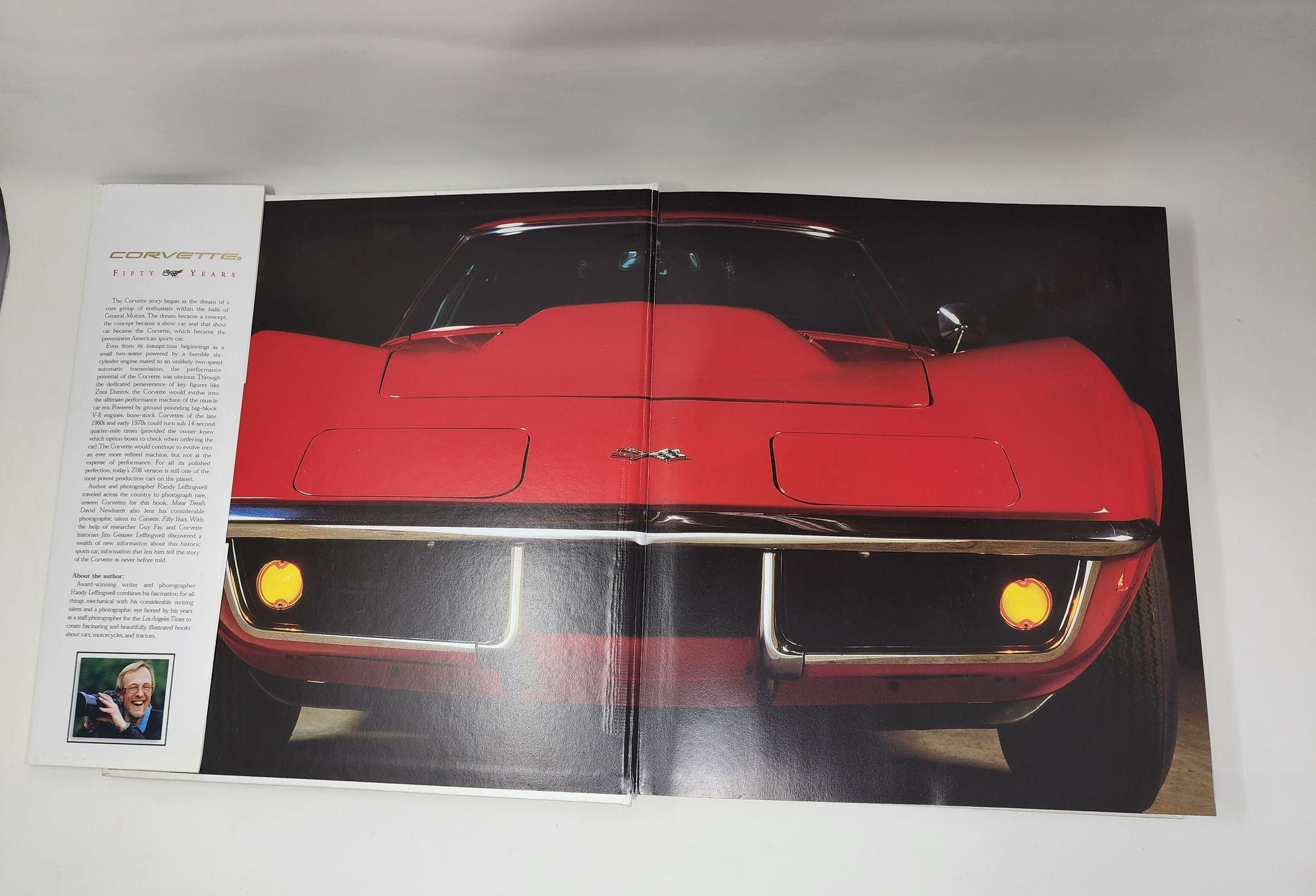 Contemporary Corvette Fifty Years by Randy Leffingwell Hardcover Book 2002 For Sale
