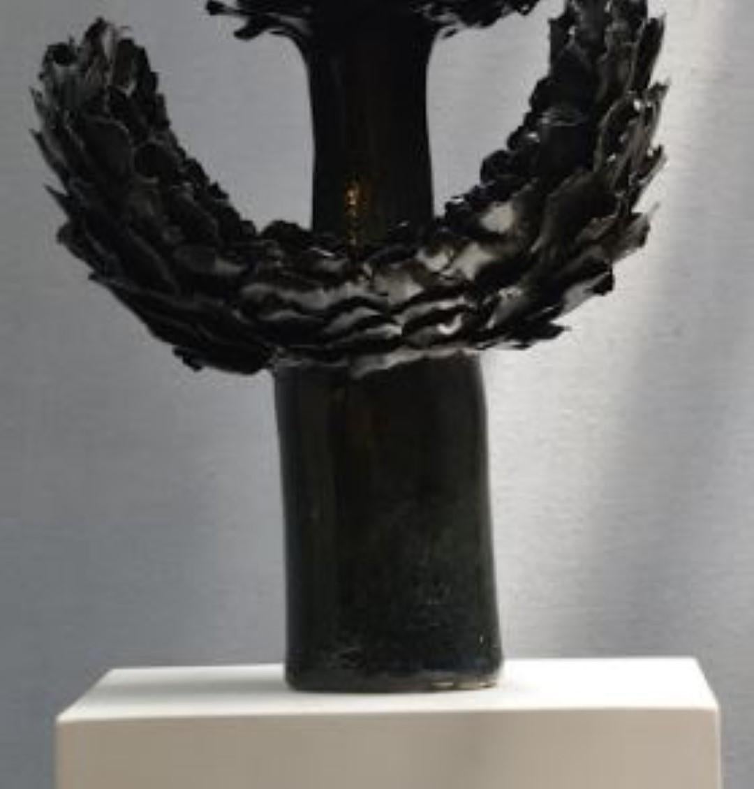 Corvus 4 Sculpture by Vica Ceramica In New Condition For Sale In Geneve, CH