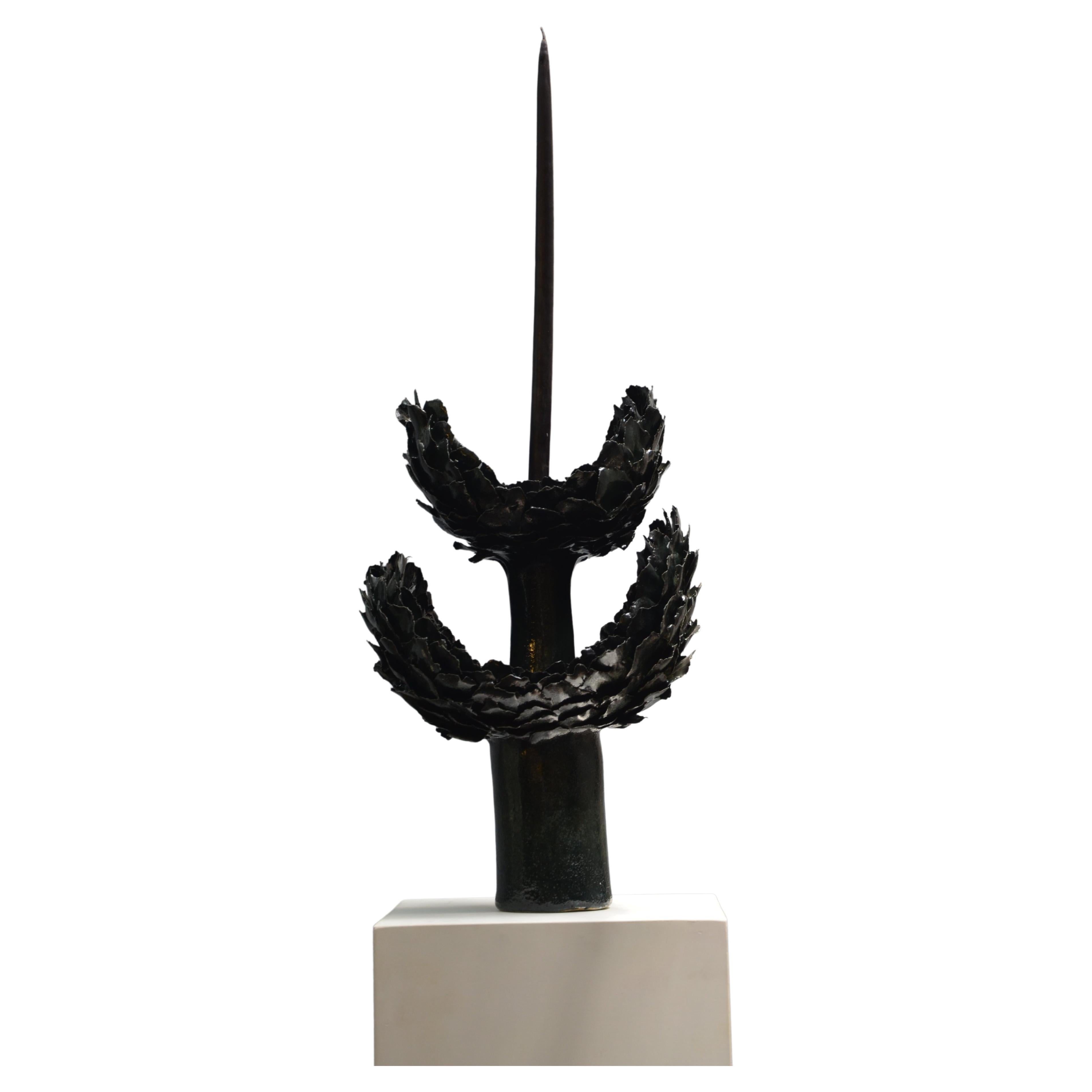 Corvus 4 Sculpture by Vica Ceramica For Sale