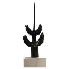 Corvus 4 Sculpture by Vica Ceramica