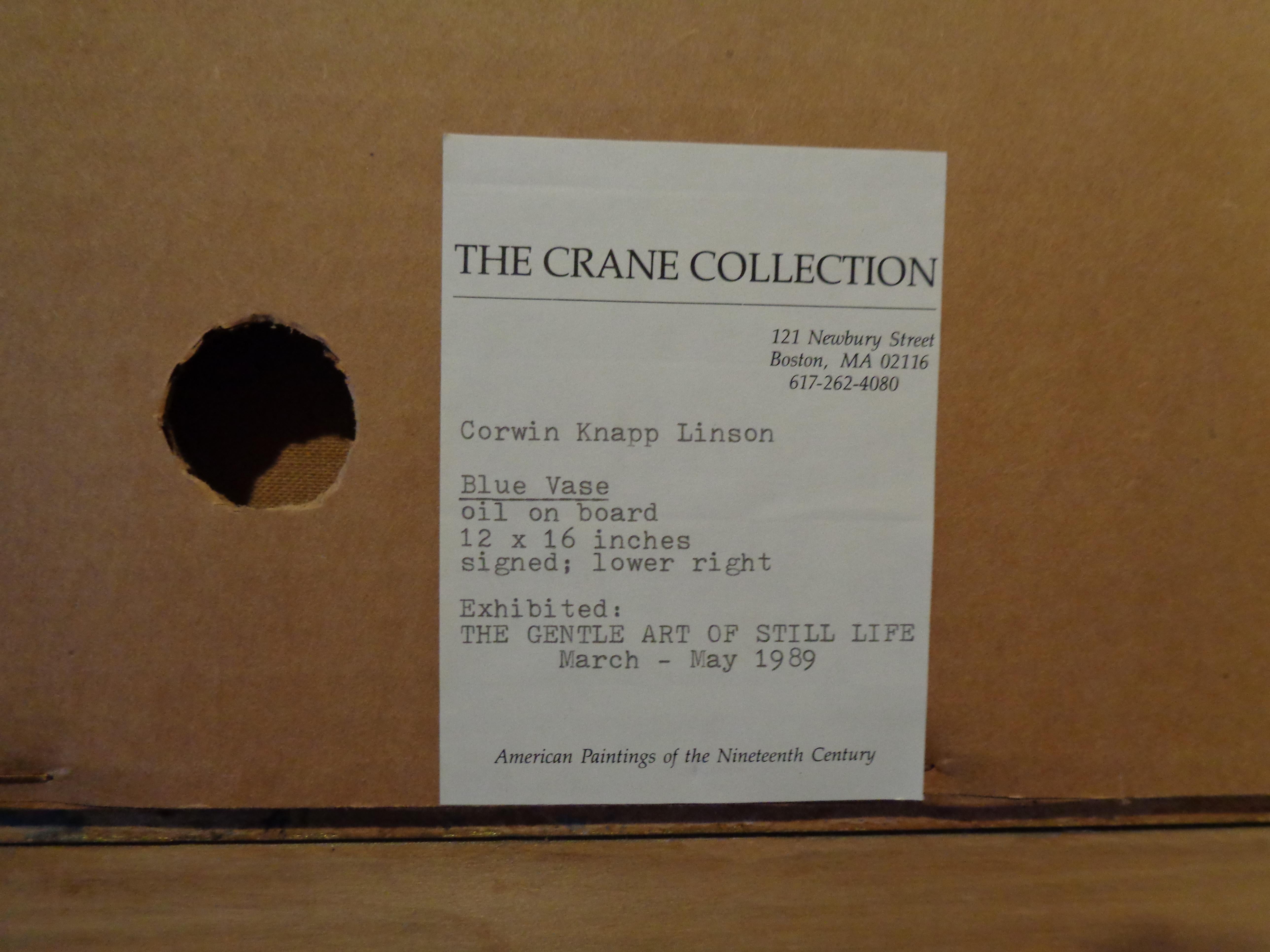 American Salmagundi Club Artist/Label Floral Still Life Corwin Knapp Linson For Sale 6