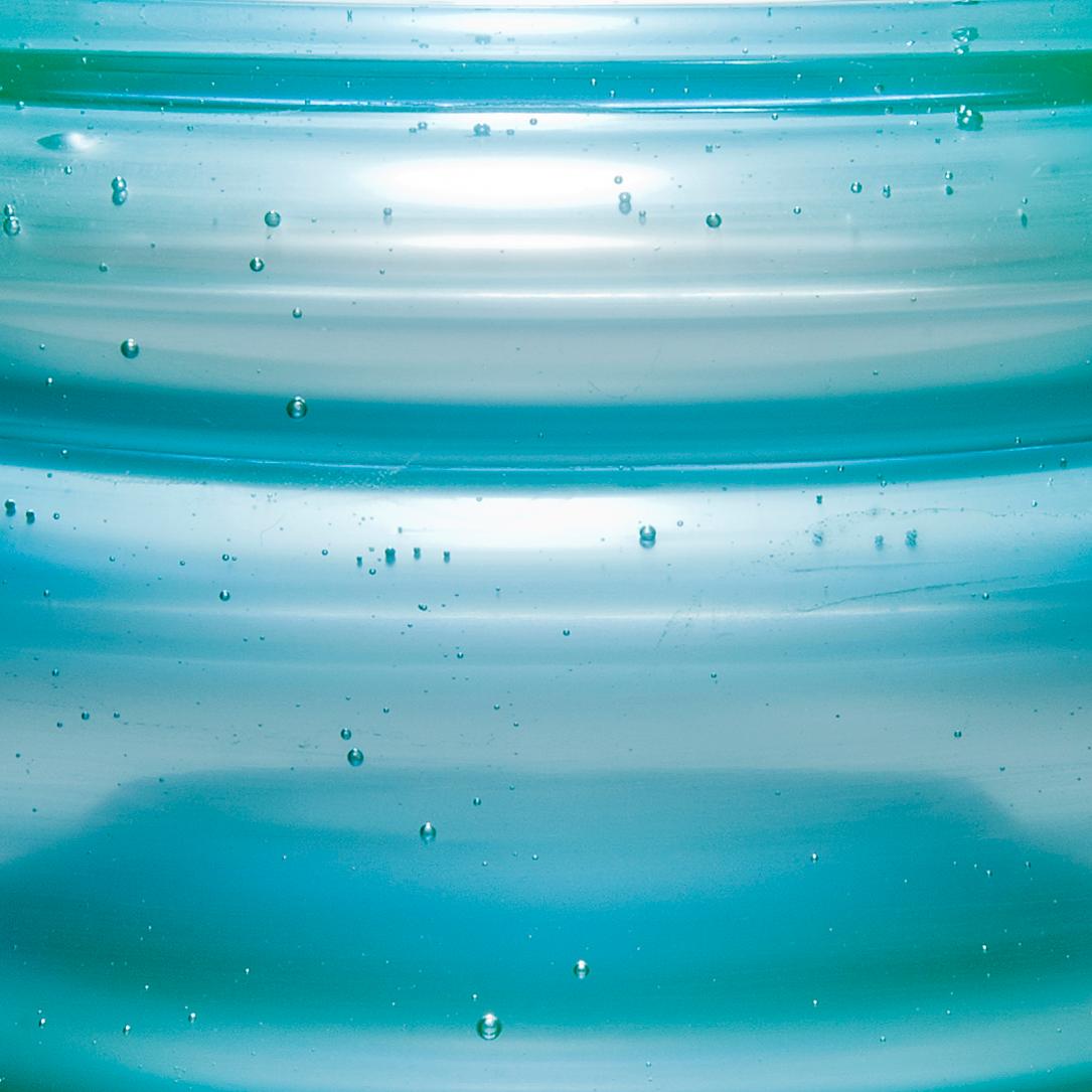 Corymb, a Unique Aqua/Turquoise Glass Art Work and Centrepiece by Paul Stopler 4