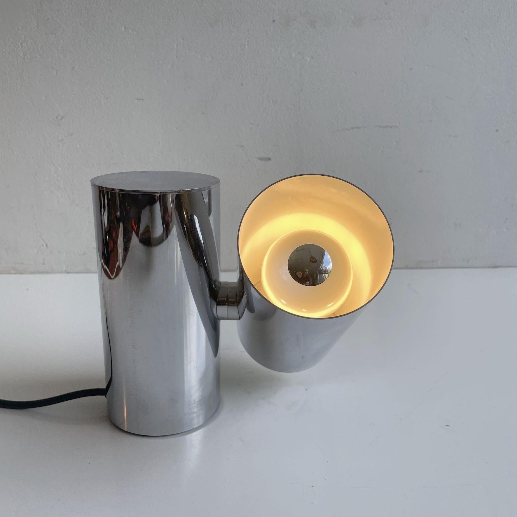 Mid-Century Modern Cosack Chrome 70ies Desk Light en vente