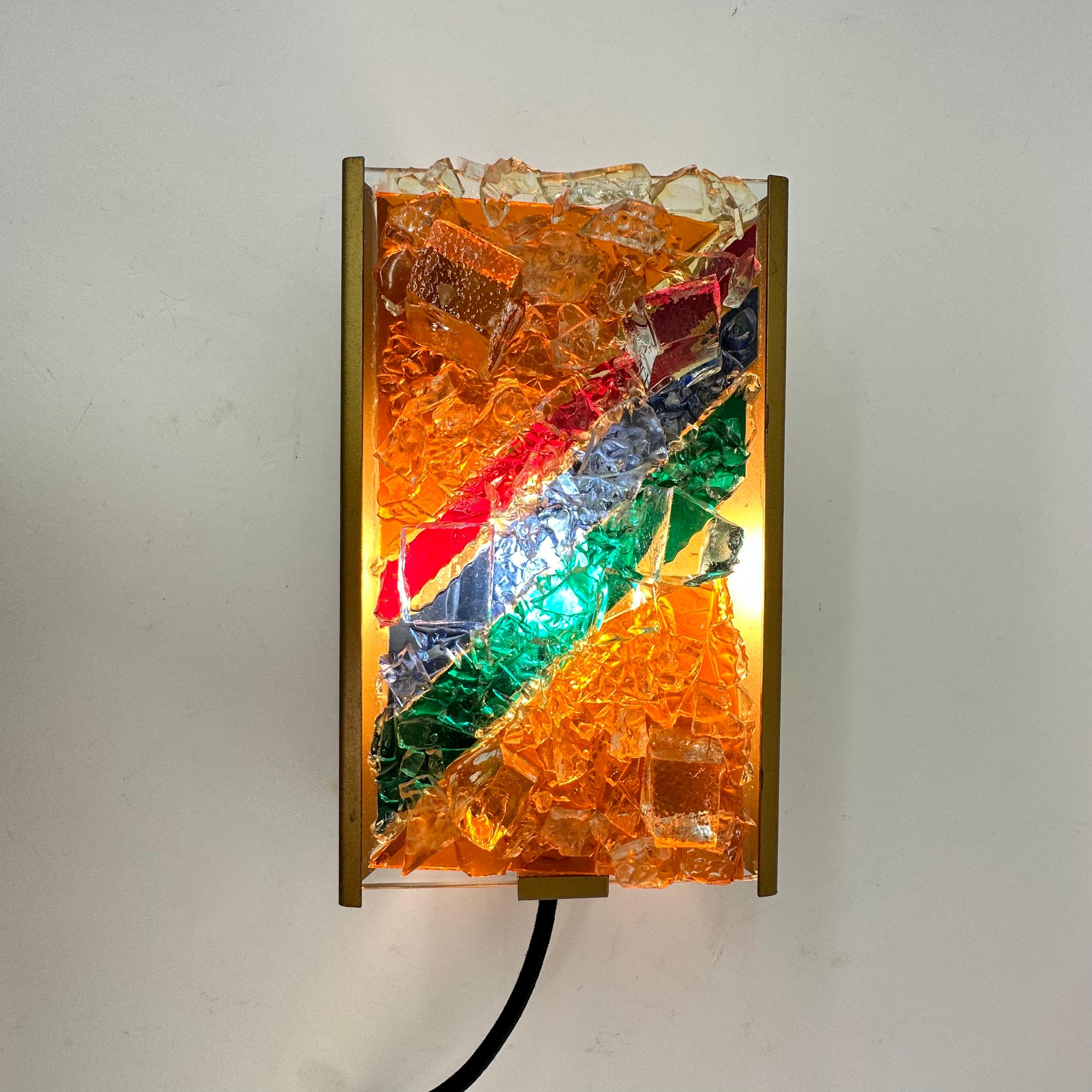 Cosack leuchten glass wall lamp , 1970's For Sale 10