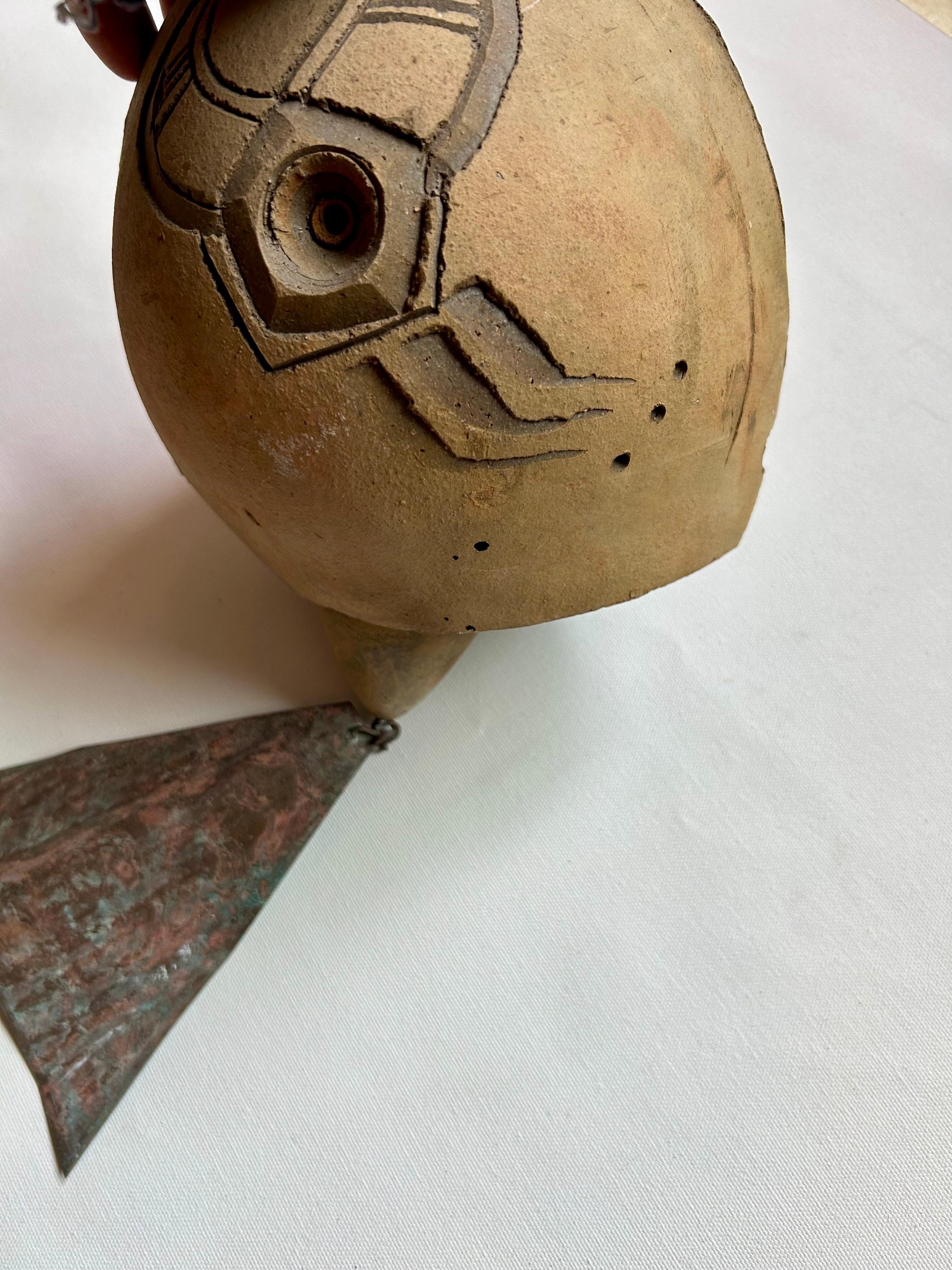 Cosanti Studio Pottery Glocke Paolo Soleri  (Keramik) im Angebot