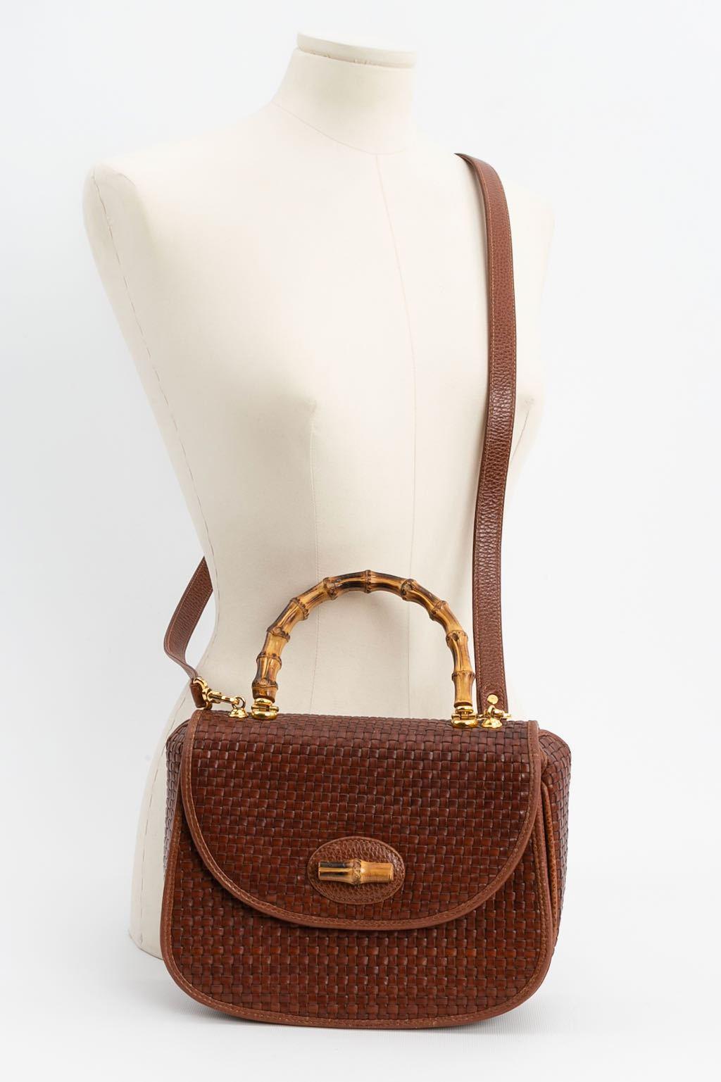 Donna Borsa Cosci in pelle intrecciata in vendita