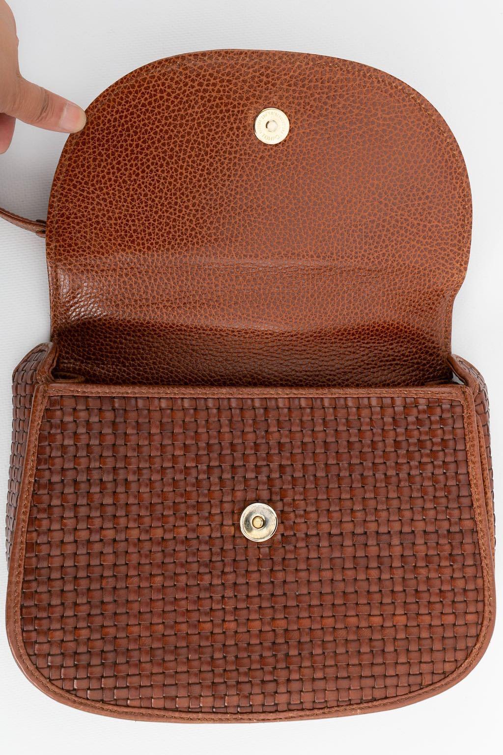 Borsa Cosci in pelle intrecciata in vendita 4