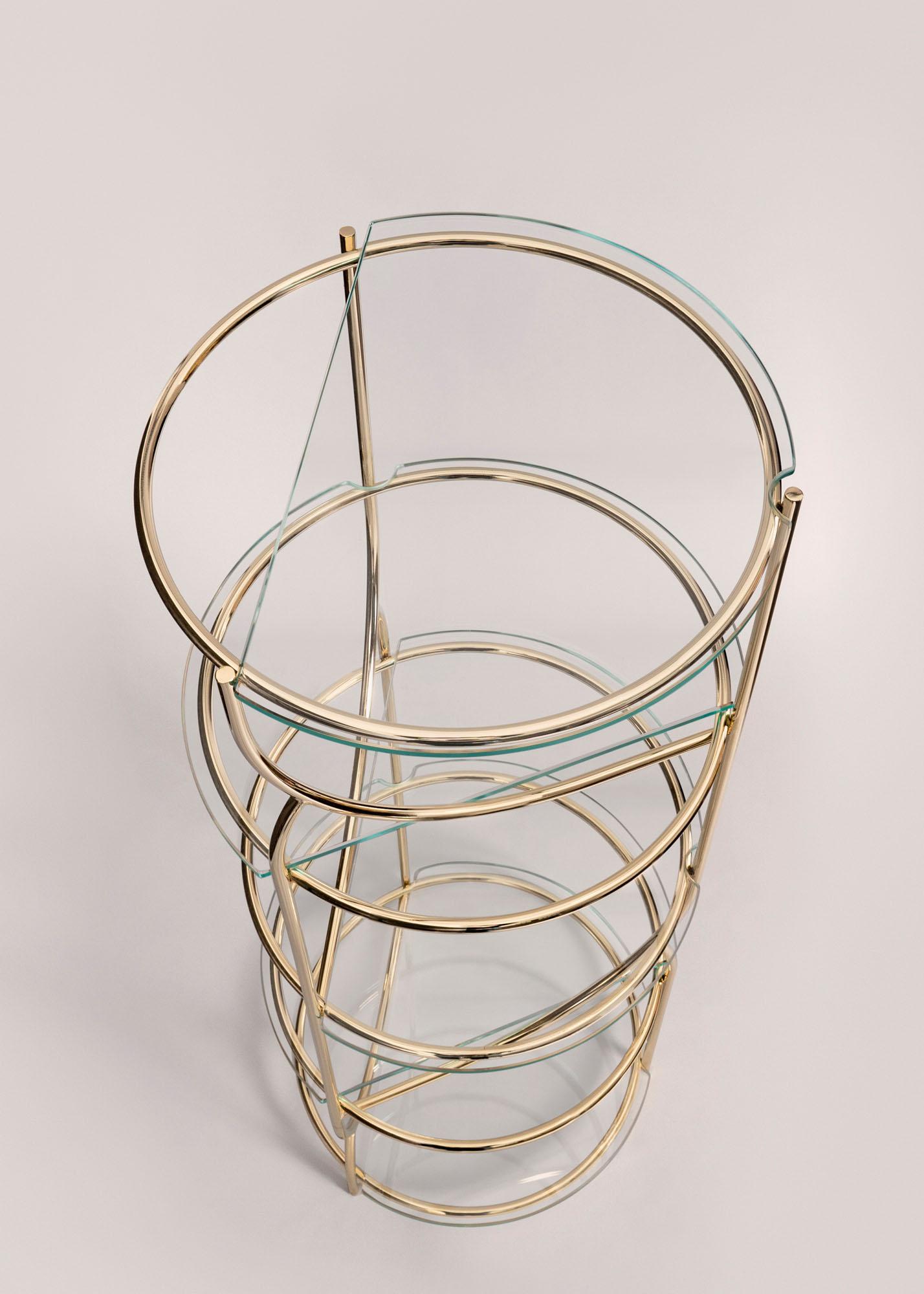 Italian Cosette 110 Shelf by GIROTTI ENRICO For Sale