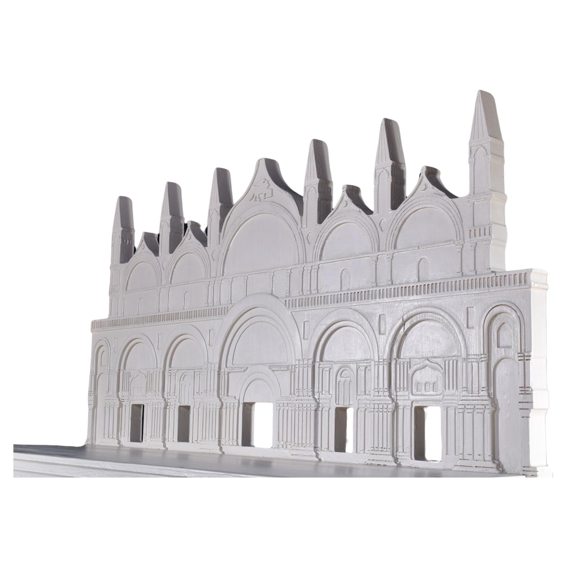 A graceful Basilica di San Marco bench by the Italian designer Cosimo De Vita.

The bench is hand crafted in Florence from solid Fir wood and finished in a cream paint, signed and dated by Cosimo De Vita.

Available in any wood finish or any colour