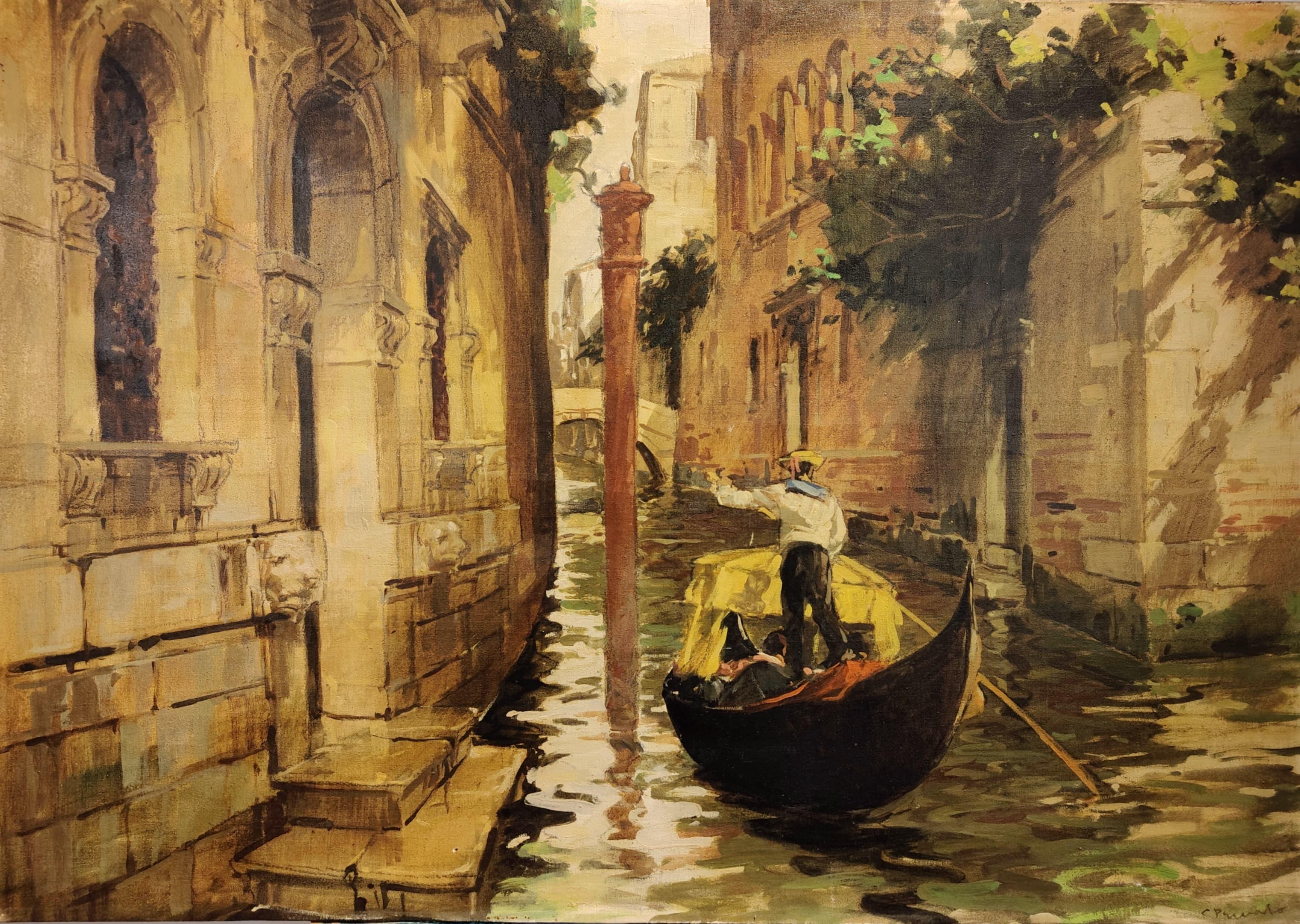 Cosimo Privato, Öl auf Leinwand, 