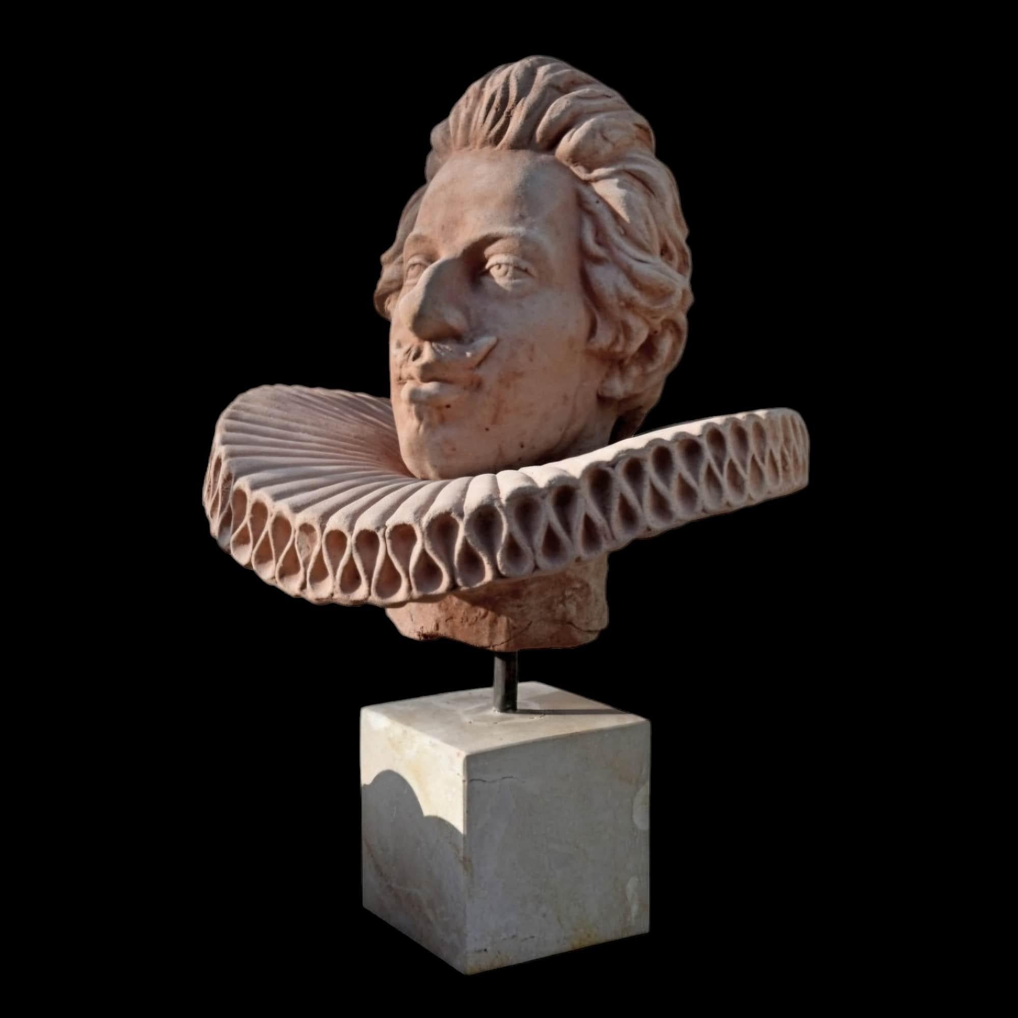 COSIMO  TERRACOTTA HEAd in vendita 2