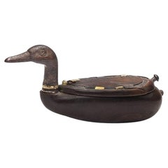 Antique Cosmetic Duck Vessel