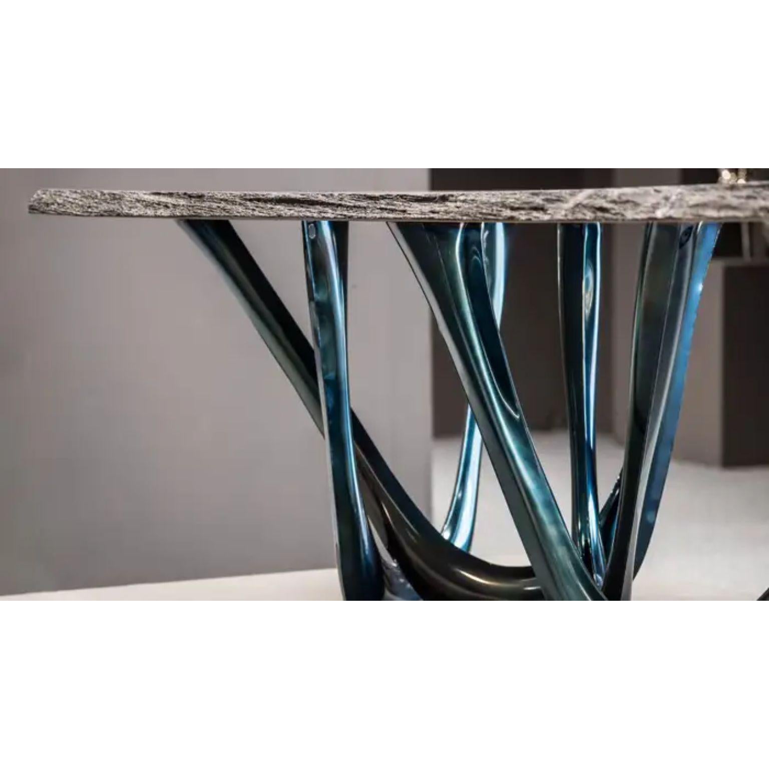 Other Cosmic Blue Cosmos Granite Sculptural G-Table by Zieta For Sale