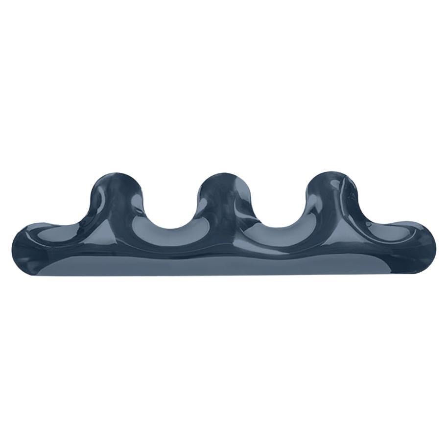 Cosmic Blue Kamm 3 Coat Hanger by Zieta For Sale