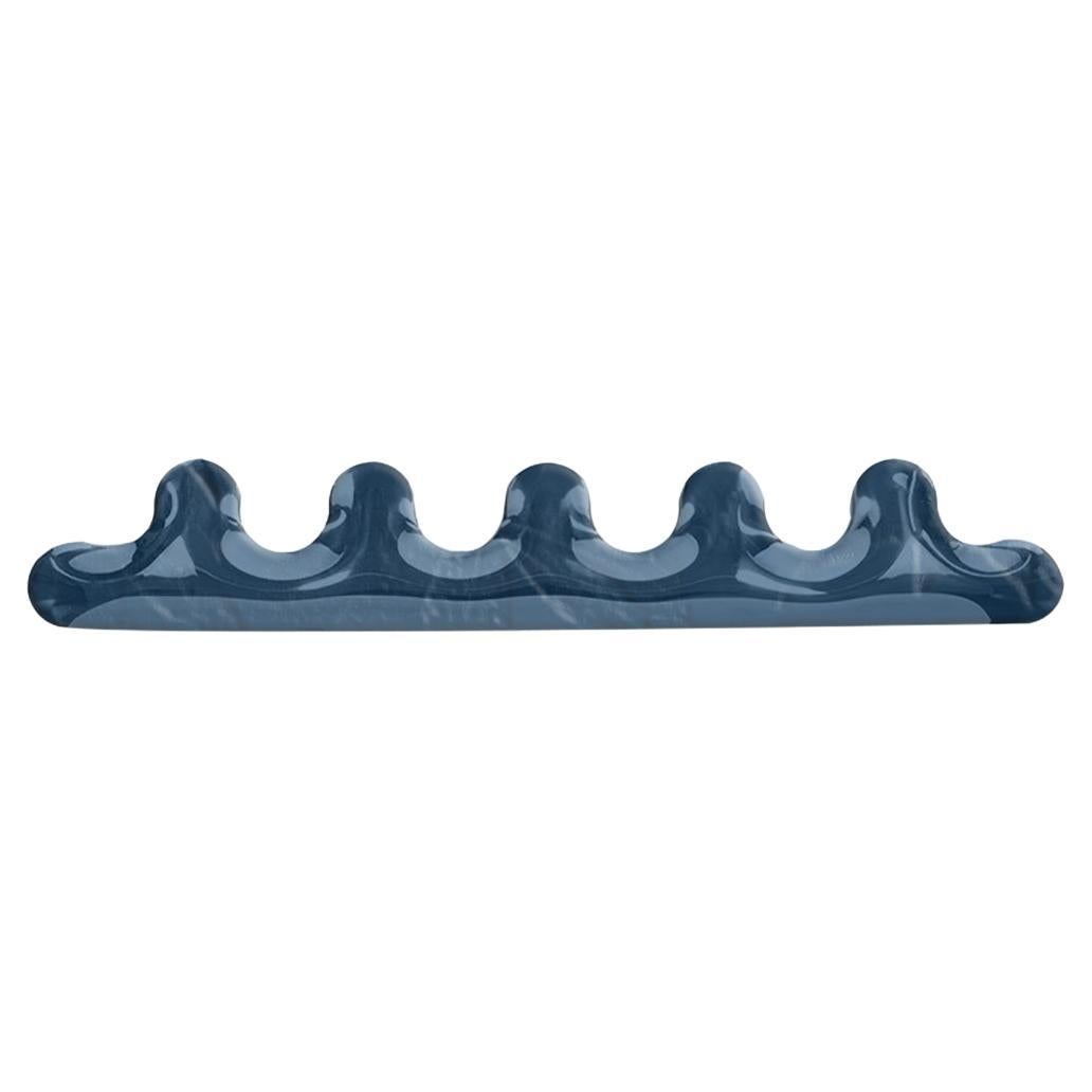 Cosmic Blue Kamm 5 Coat Hanger by Zieta For Sale