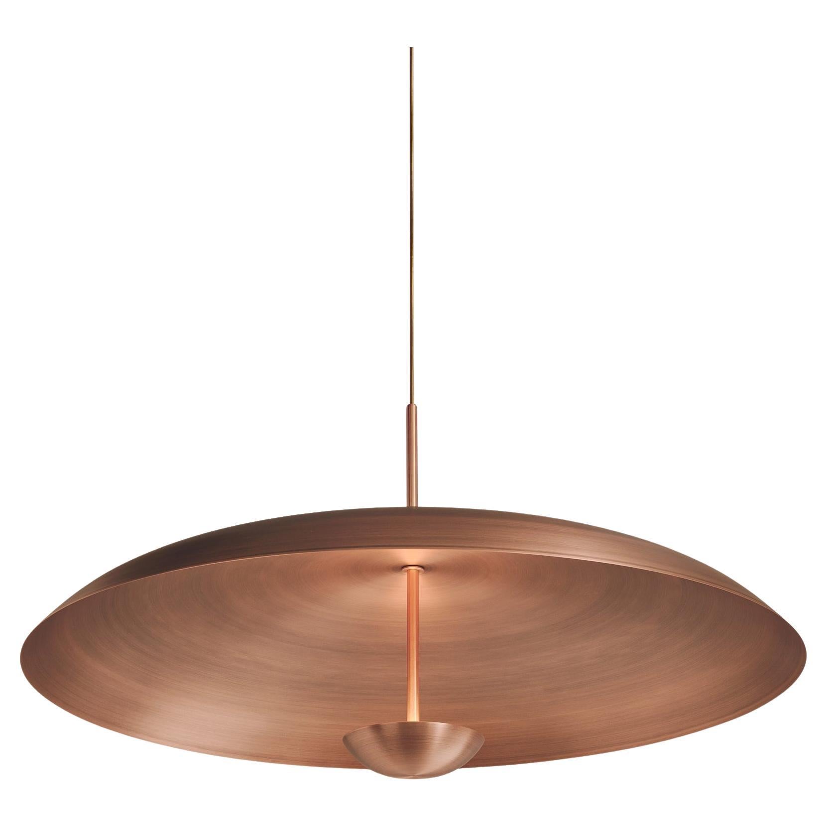 Cosmic 'Bronzed Ares Pendant 100', Handmade Copper Ceiling Light For Sale