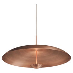 Cosmic 'Bronzed Ares Pendant 100', Handmade Copper Ceiling Light