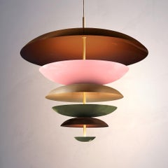 Lampadario Cosmic Carousel 100 - Seppia, Eva Menz for Atelier001 - Lampada a sospensione