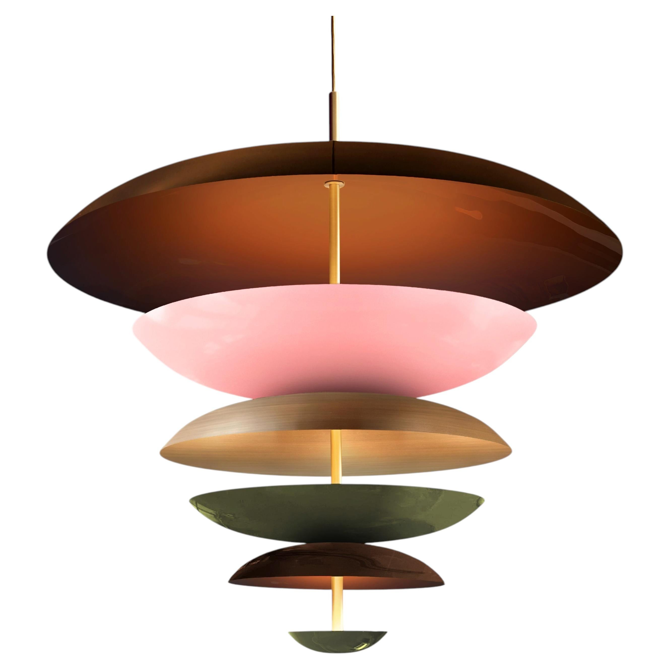 Cosmic Carousel Chandelier 100 - Sepia, Eva Menz for Atelier001 Ceiling Pendant For Sale