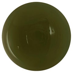 'Cosmic Comet Olive 26' Handmade Lacquered Brass Wall Light