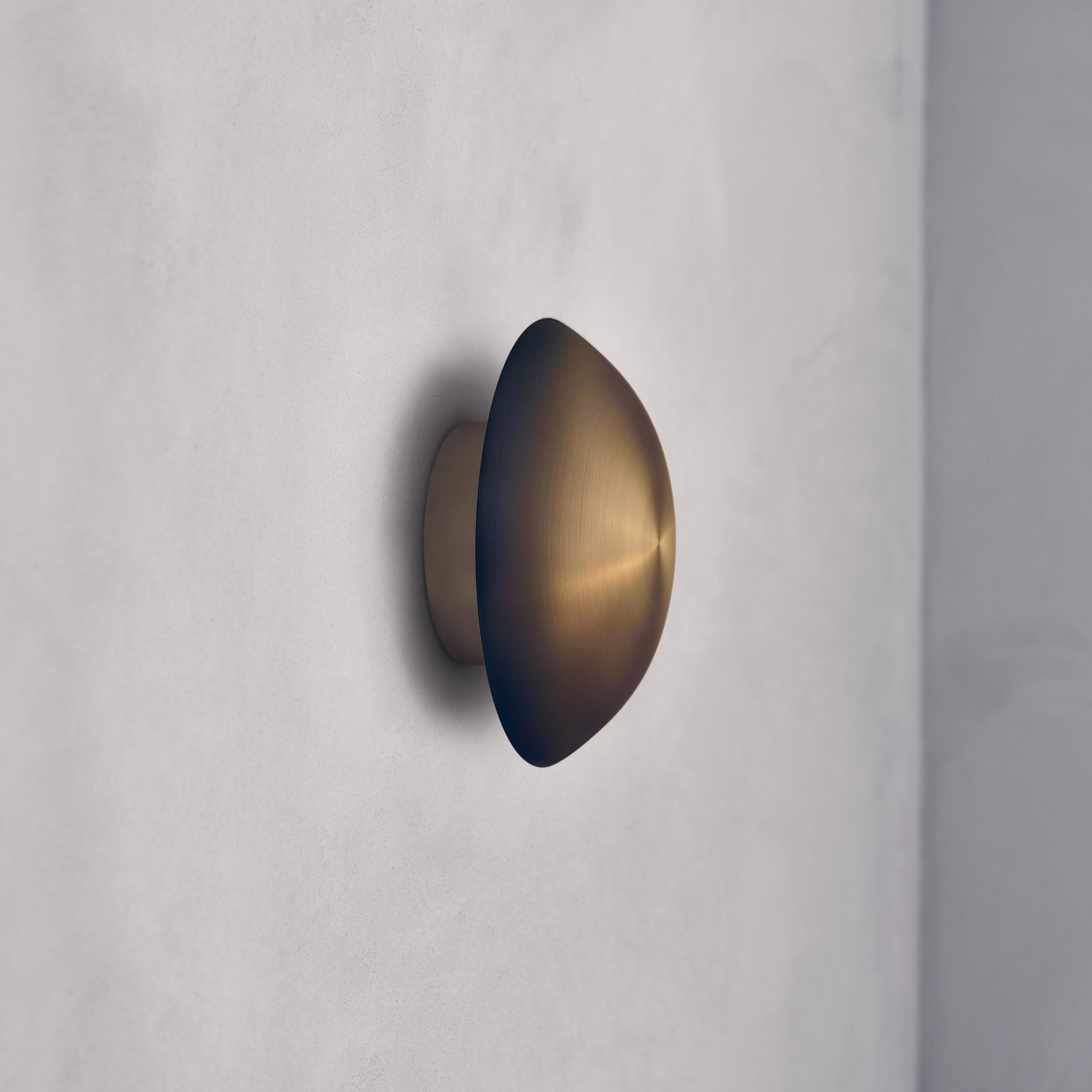 Contemporary Cosmic 'Comet Ore 20' Bronze Gradient Patinated Brass Wall Light, Sconce For Sale