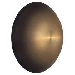 Applique murale Cosmic 'Comet Ore 20' en laiton patiné de couleur bronze