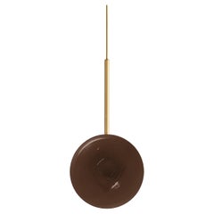 Cosmic 'Comet Pendant Sepia' Handmade Sepia Lacquered Brass Ceiling Light