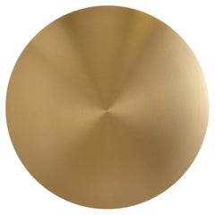 'Cometa Cósmico Sol 20' Aplique de Pared de Latón Cepillado Hecho a Mano