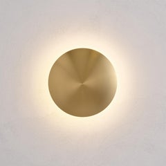 'Cometa Cósmico Sol 26' Aplique de Pared de Latón Cepillado Hecho a Mano