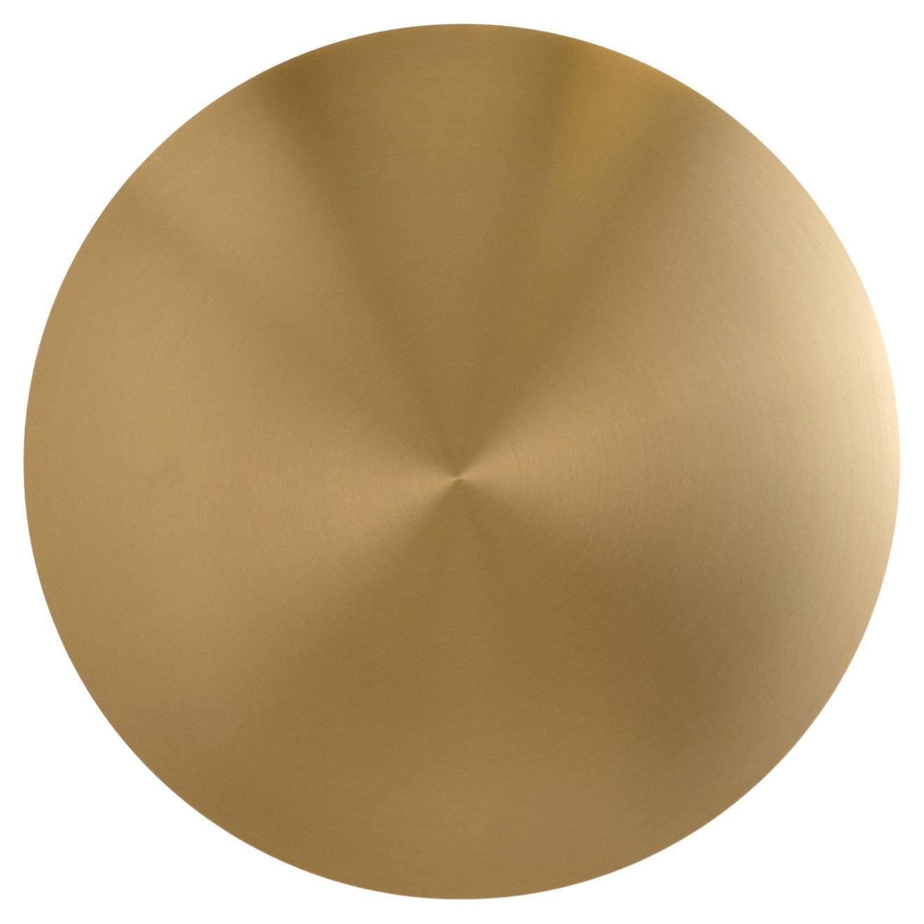 'Cosmic Comet Sol 26' Handmade Brushed Brass Wall Light