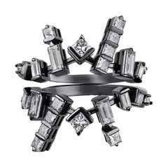 Cosmic Diamond Stack Rings