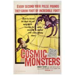 Vintage Cosmic Monsters 1964 U.S. One Sheet Film Poster